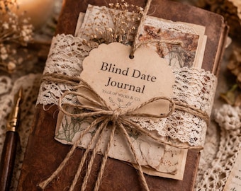 Blind Date Journal Creative Writing Journal Gift for Writer Inspiration Journal Aesthetic Journal Gift Mystery Journal for Creatives