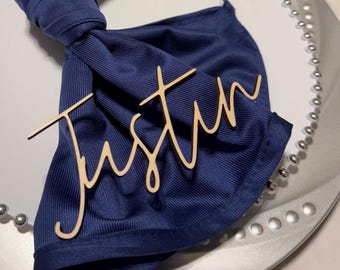 Wooden Name Placecard Cutouts