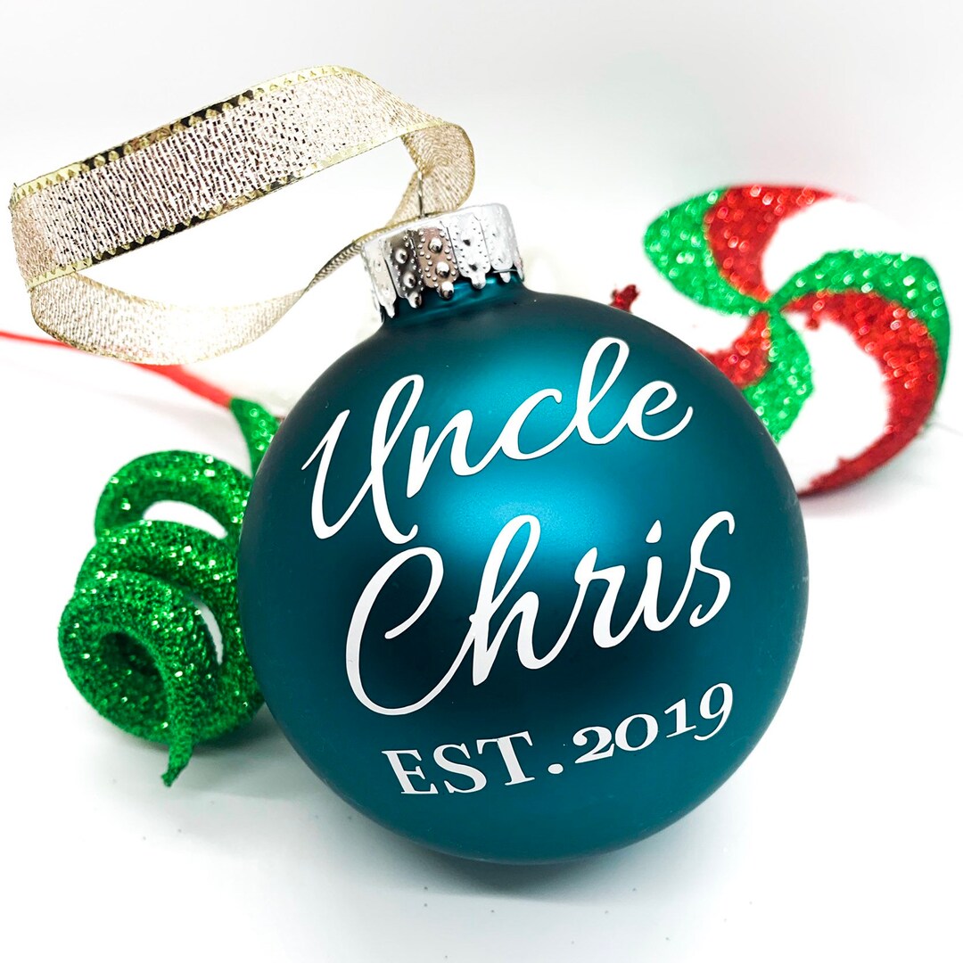 Uncle Aunt Ornament Personalized Gift Christmas Ornament Gift From Kids ...