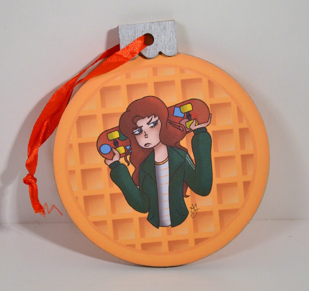 Mad Max Stranger Things 4 Eggo Waffle Christmas Ornament - Etsy