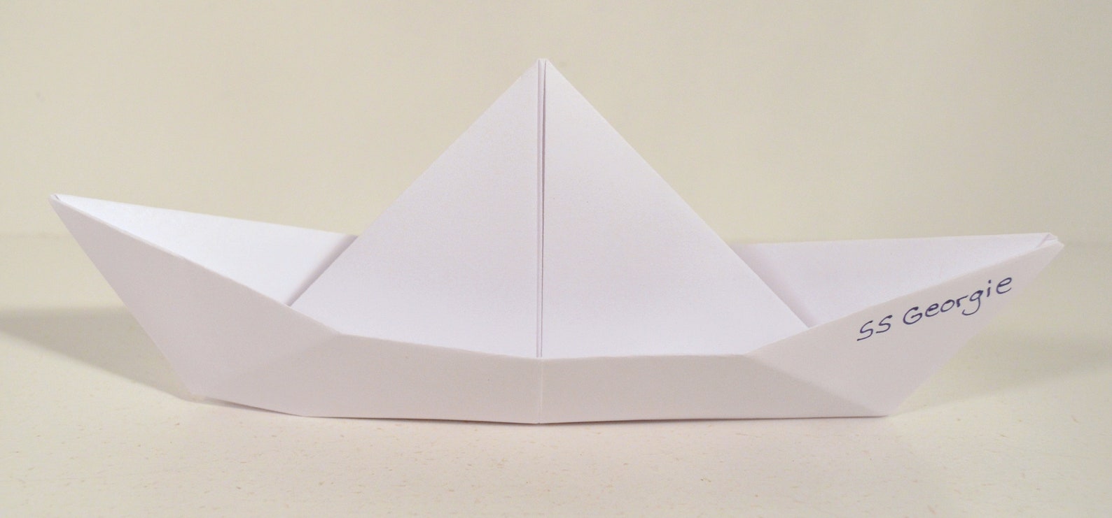 SS Origami Paper Boat Custom Stephen King IT Clown Movie Prop