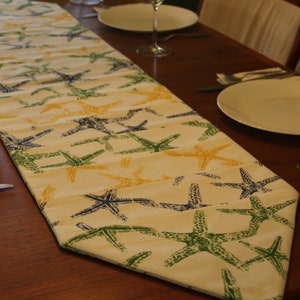 Multicolor Starfish Table Runner