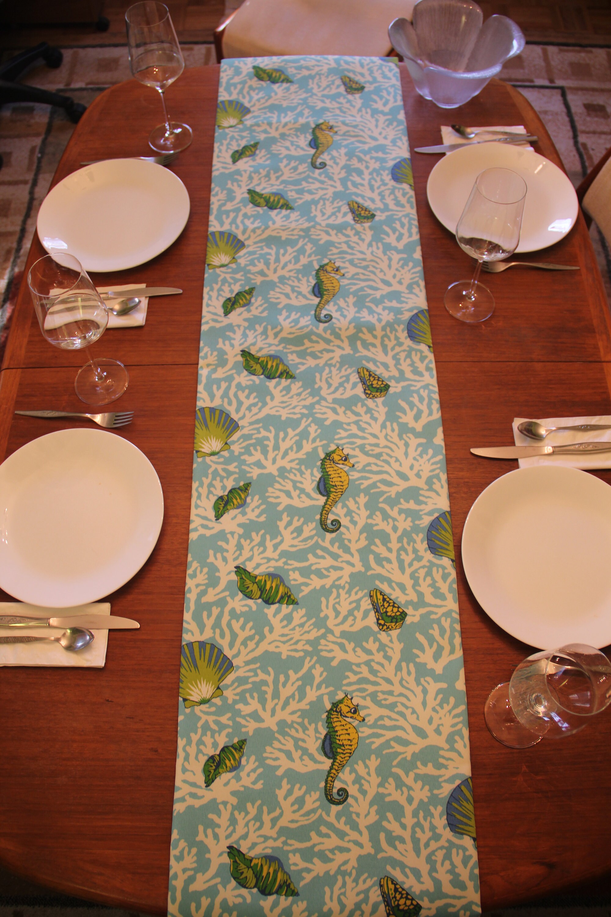 Tropical Fish Table Runner - Etsy