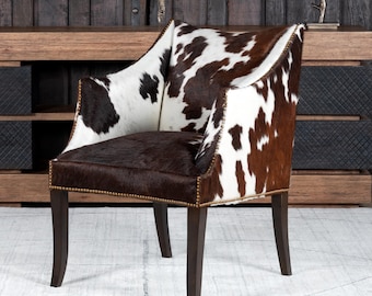 McCoy Cowhide Chair | Handmade Modern Western Accent Chair