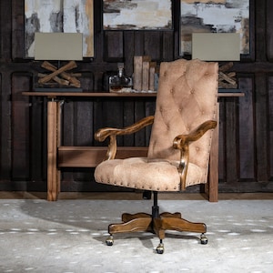 Tufted rolling chair top