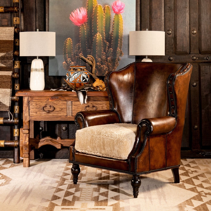 Leather Chair - Etsy