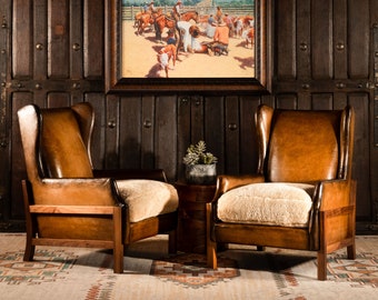 Pagosa Leather Chair | Fine Furniture | Mountain Modern | Southwestern | American Made