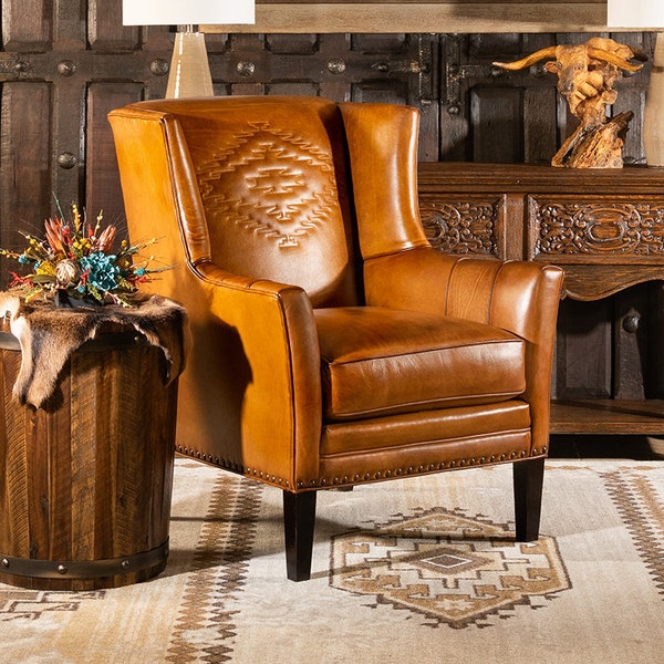 Leather Chair - Etsy