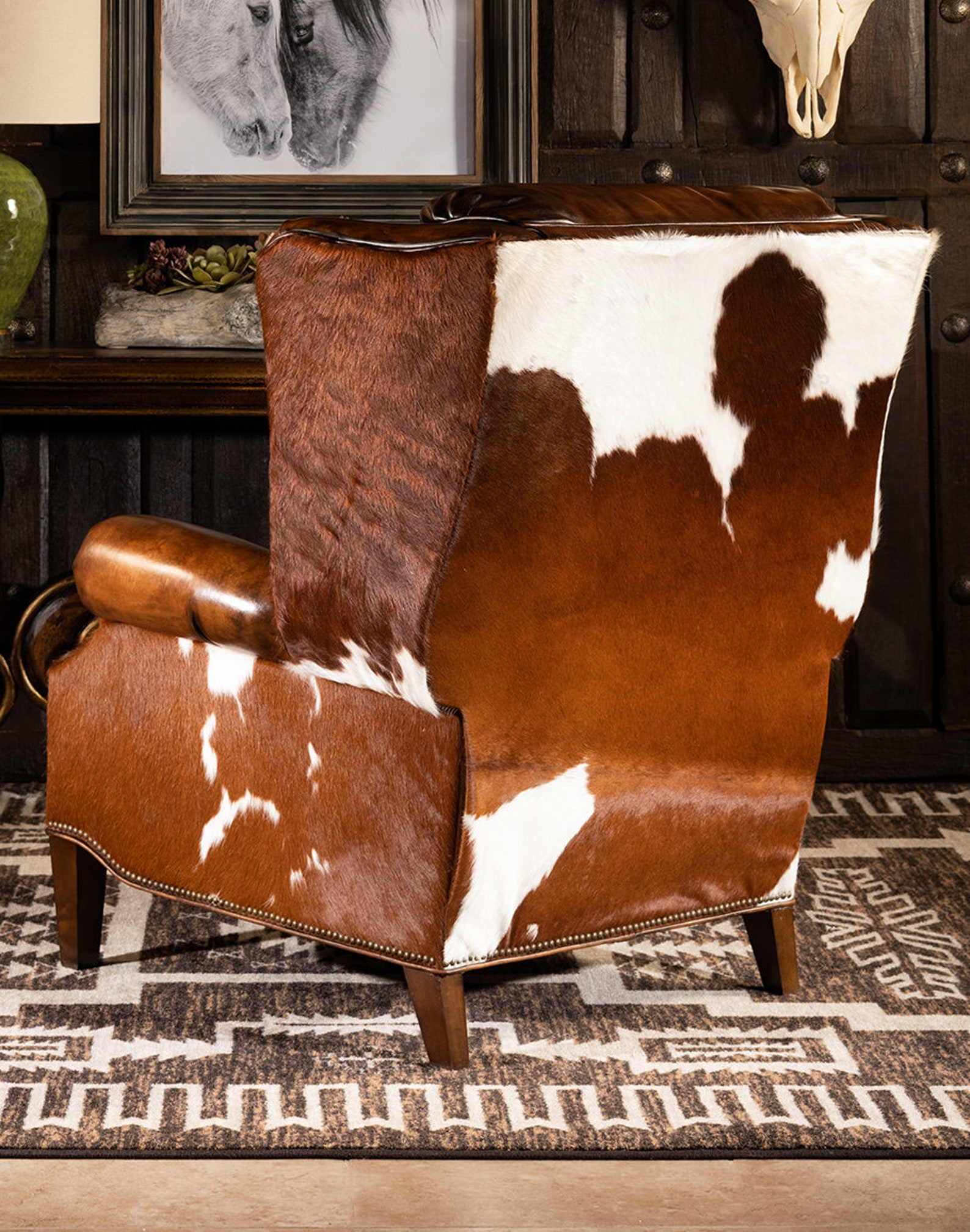 Sadler Leather Recliner Cowhide American Made High Quality Oversized Etsy