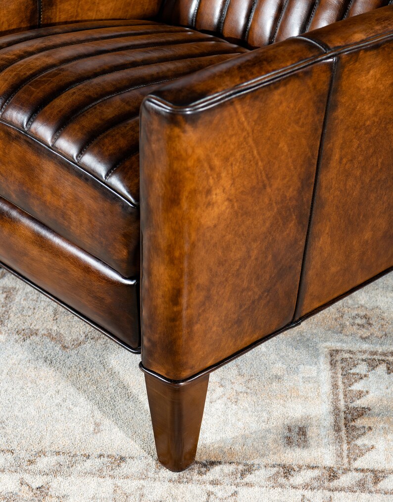 Memphis Leather Recliner Modern Rustic American Made High Quality