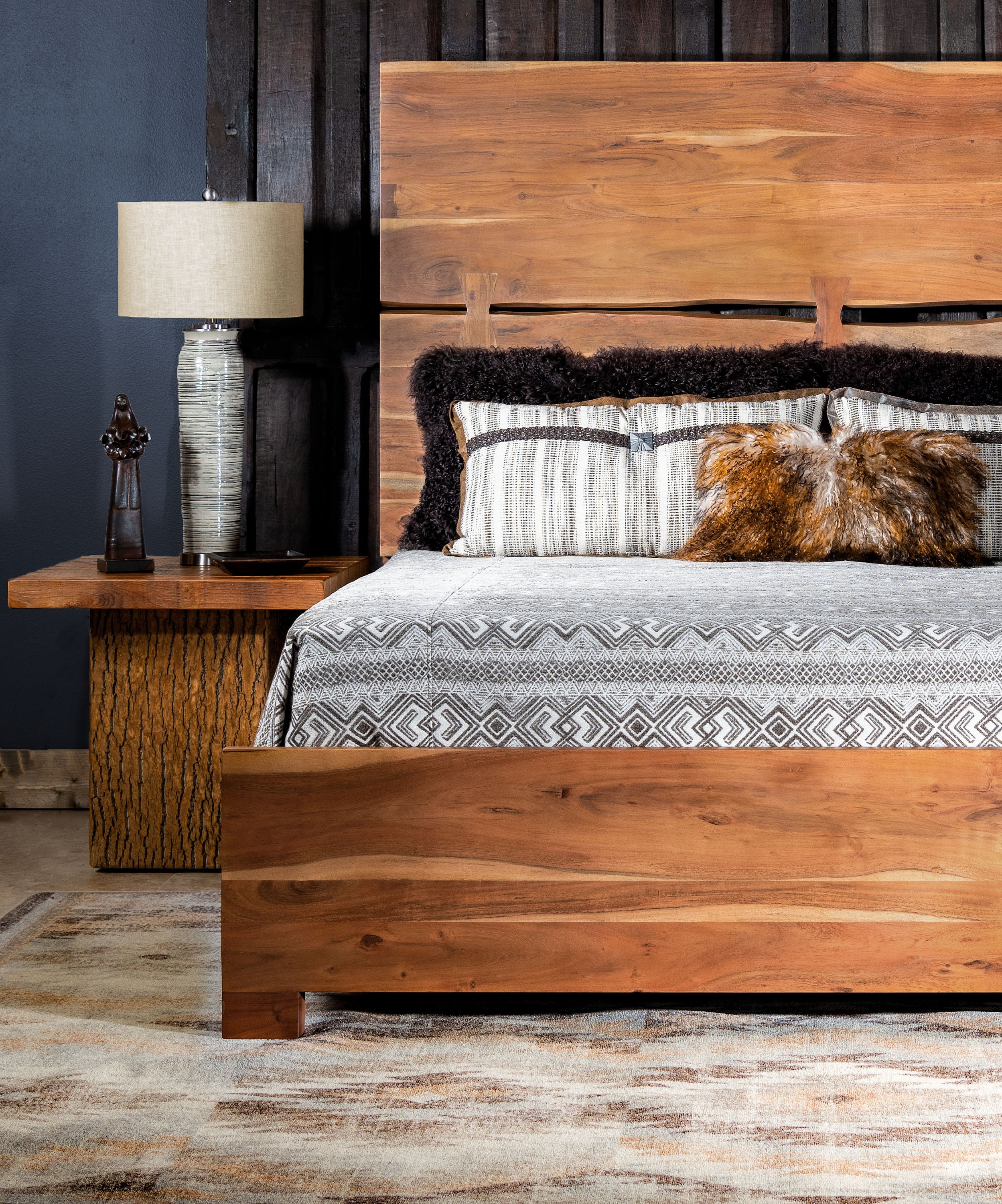 Living wood bed discount