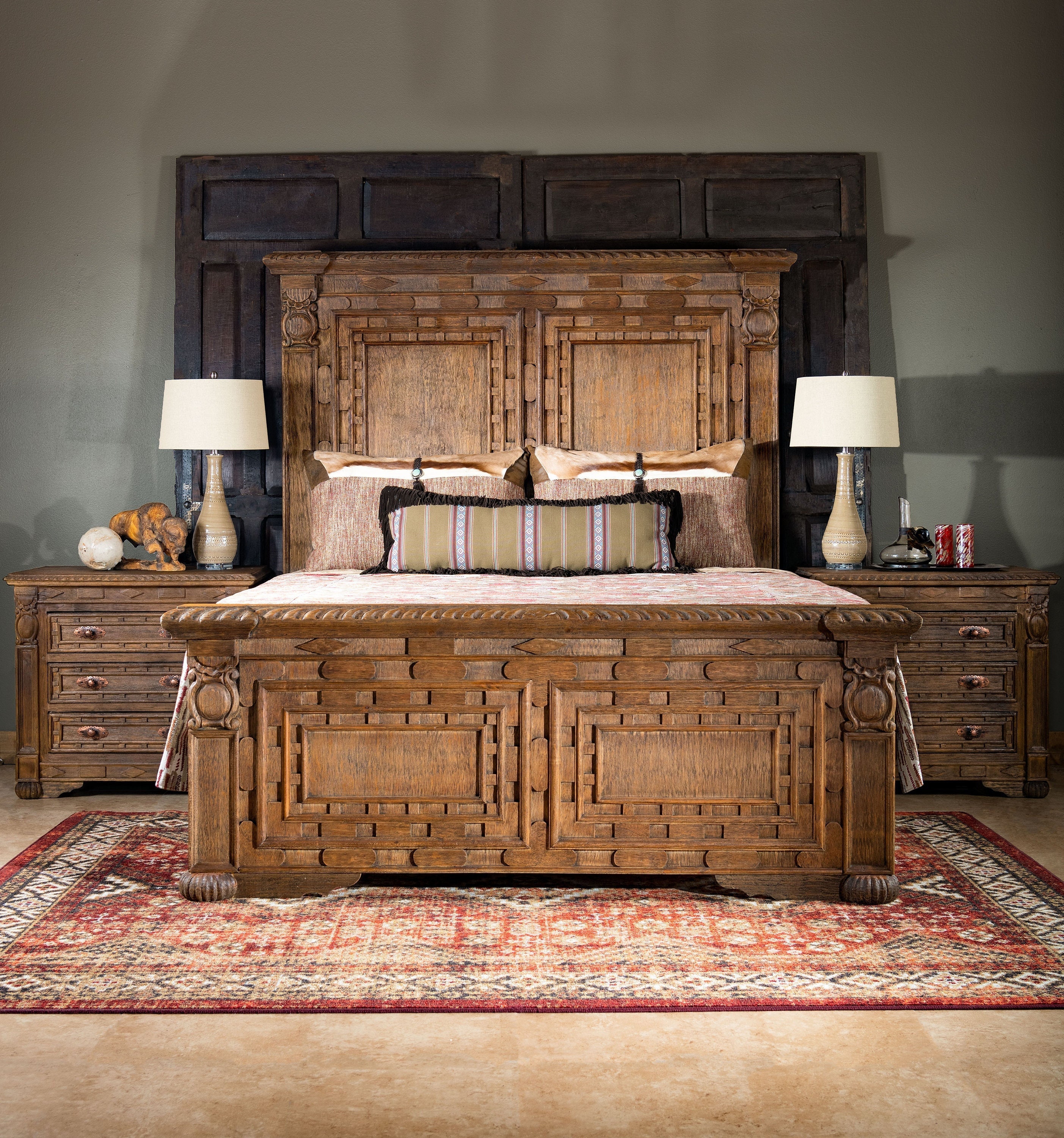 Vacaro Bed | Solid Wood | American Made