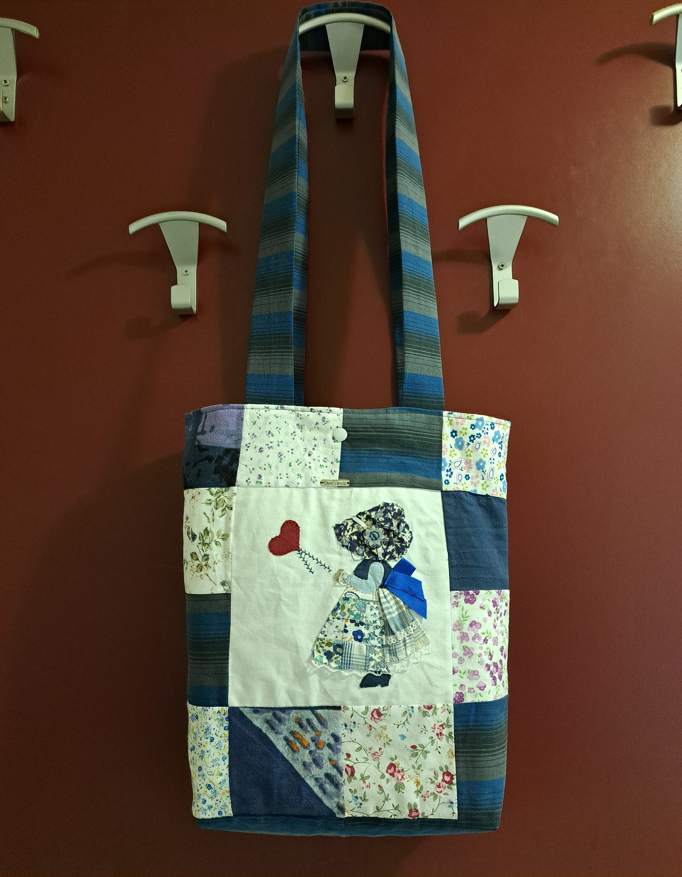 Custom, Made to Order Patchwork Slouch Style Shoulder Bag
