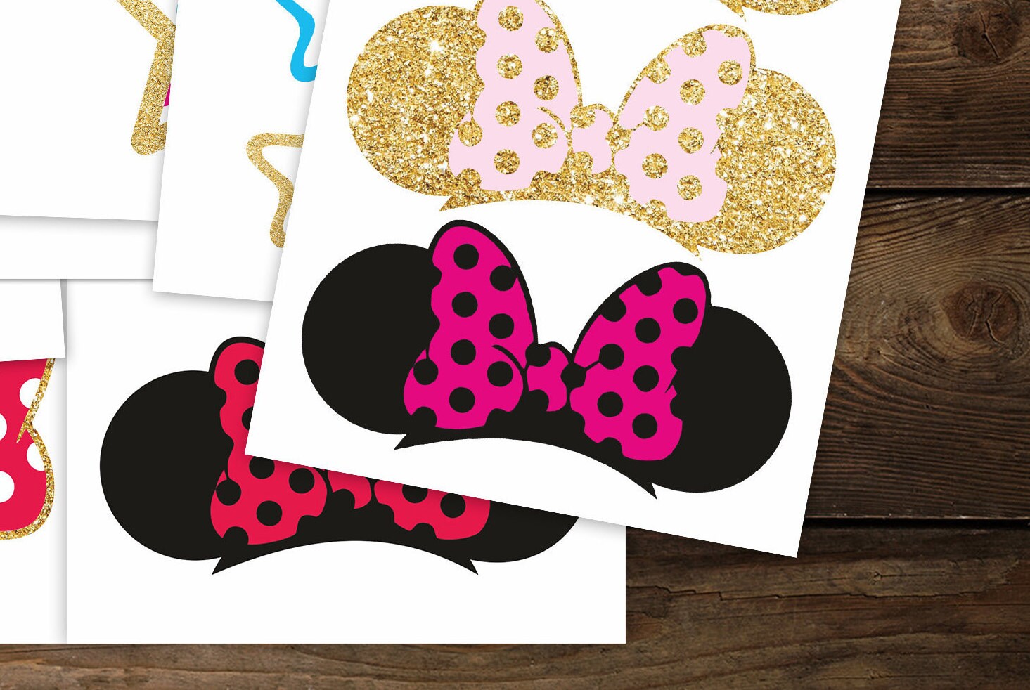 MINNIE MOUSE PROPS Minnie Mouse Birthday Party Props Minnie | Etsy