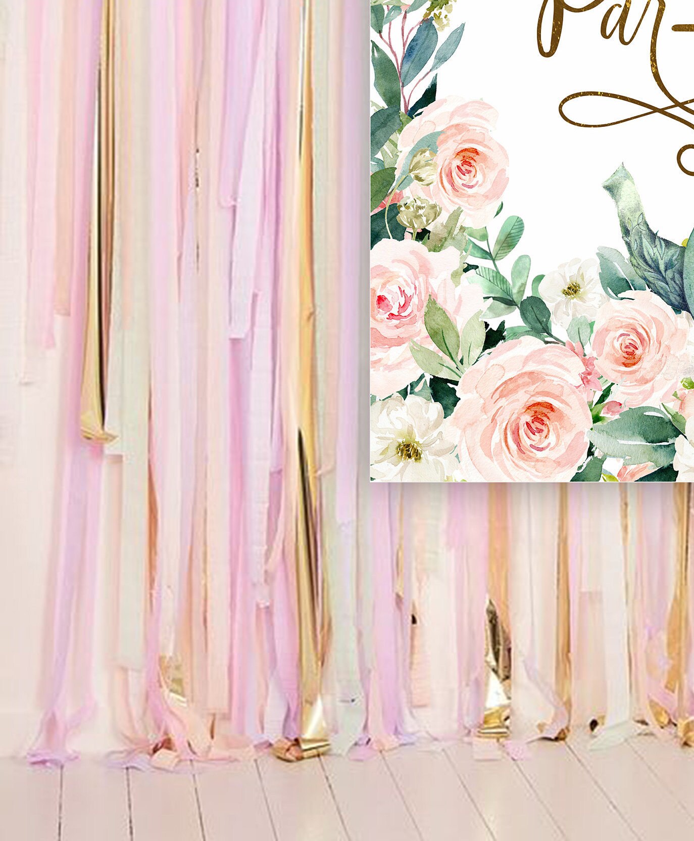 TEA PARTY Sign Printable Let’s Par-tea Welcome Tea for - Etsy