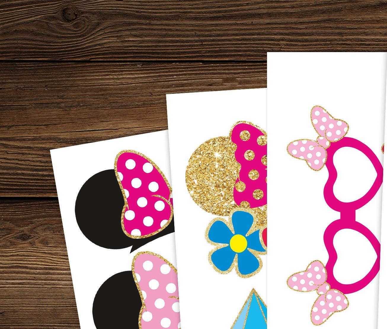 MINNIE MOUSE PROPS Minnie Mouse Birthday Party Props Minnie | Etsy