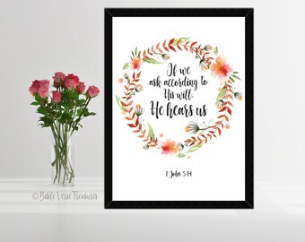 1 John 5 14 Etsy