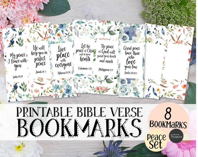 Printable Card Bundles Wall prints Bible by BibleVerseTreasures