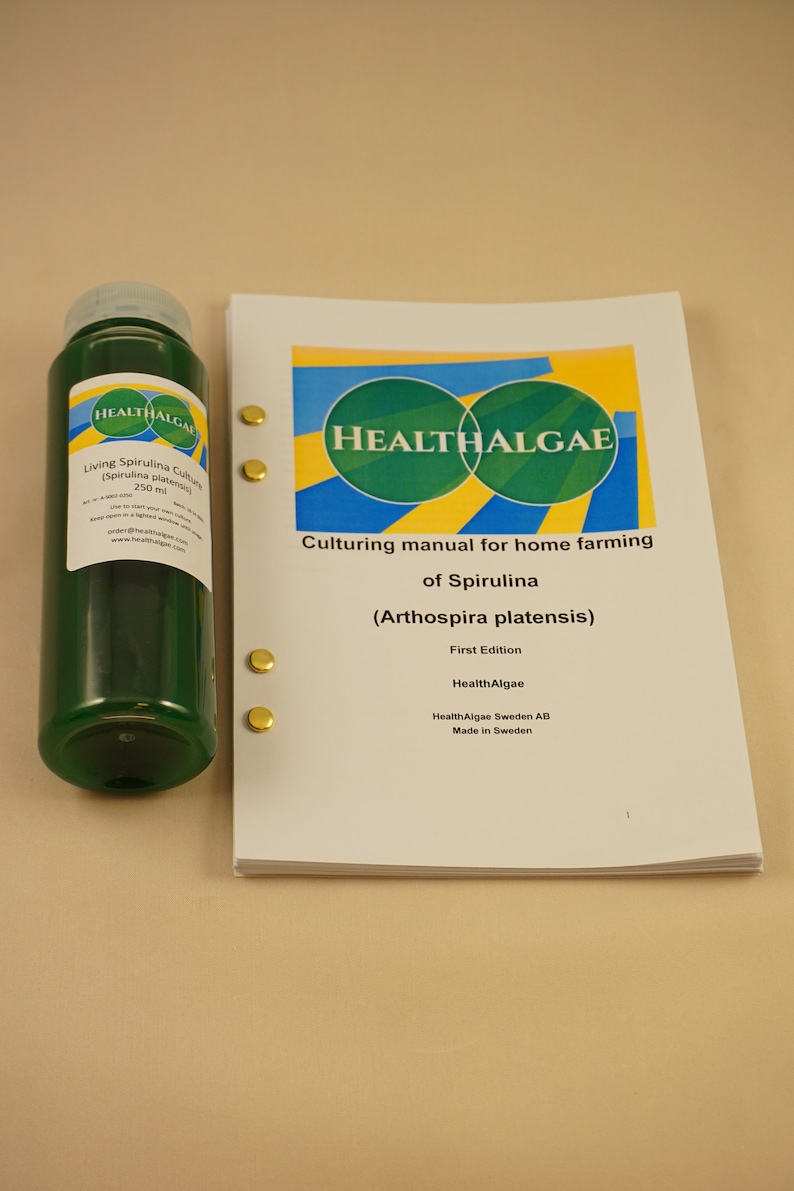 Live Spirulina platensis culture 250 ml Live algae start Etsy