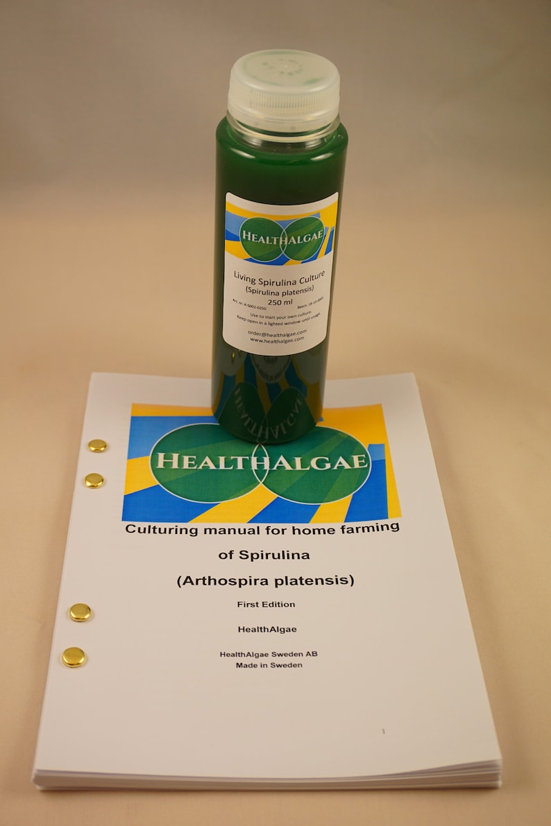 Live Spirulina platensis culture 250 ml Live algae start Etsy