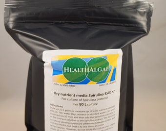 Spirulina Platensis Nährmedium (80 L) 1700 gramm, 80 L Für die Aufzucht von lebenden Spirulina