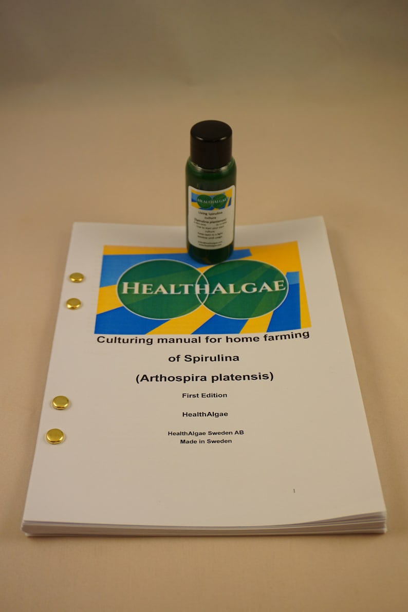 Live Spirulina Platensis Culture 30 Ml Live Algae Start Culture Grow