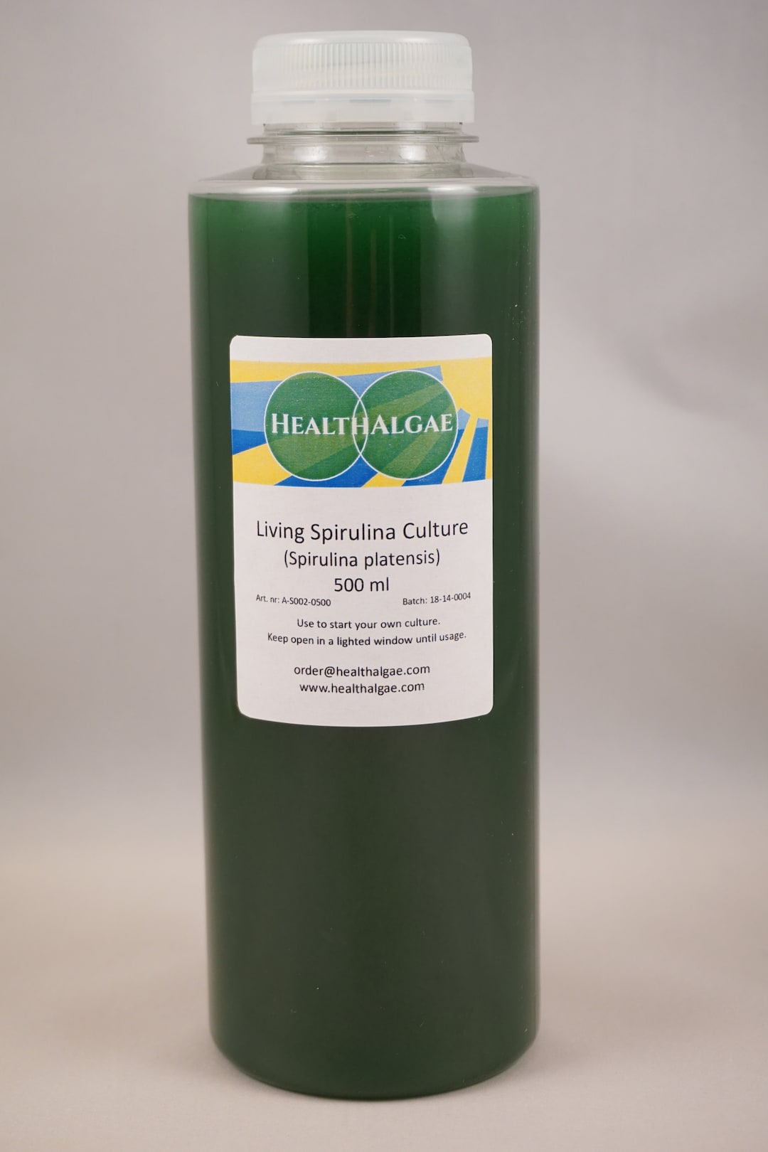 Live Spirulina Platensis Culture 500 Ml Live Algae Start Culture Grow