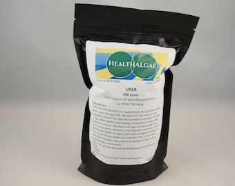 UREA fertilizer, 400 g (Swedish Grade) for gardening and Spirulina cultivation, most dense nitrogen fertiliser