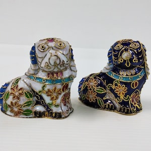 Cloisonne Dog - Etsy