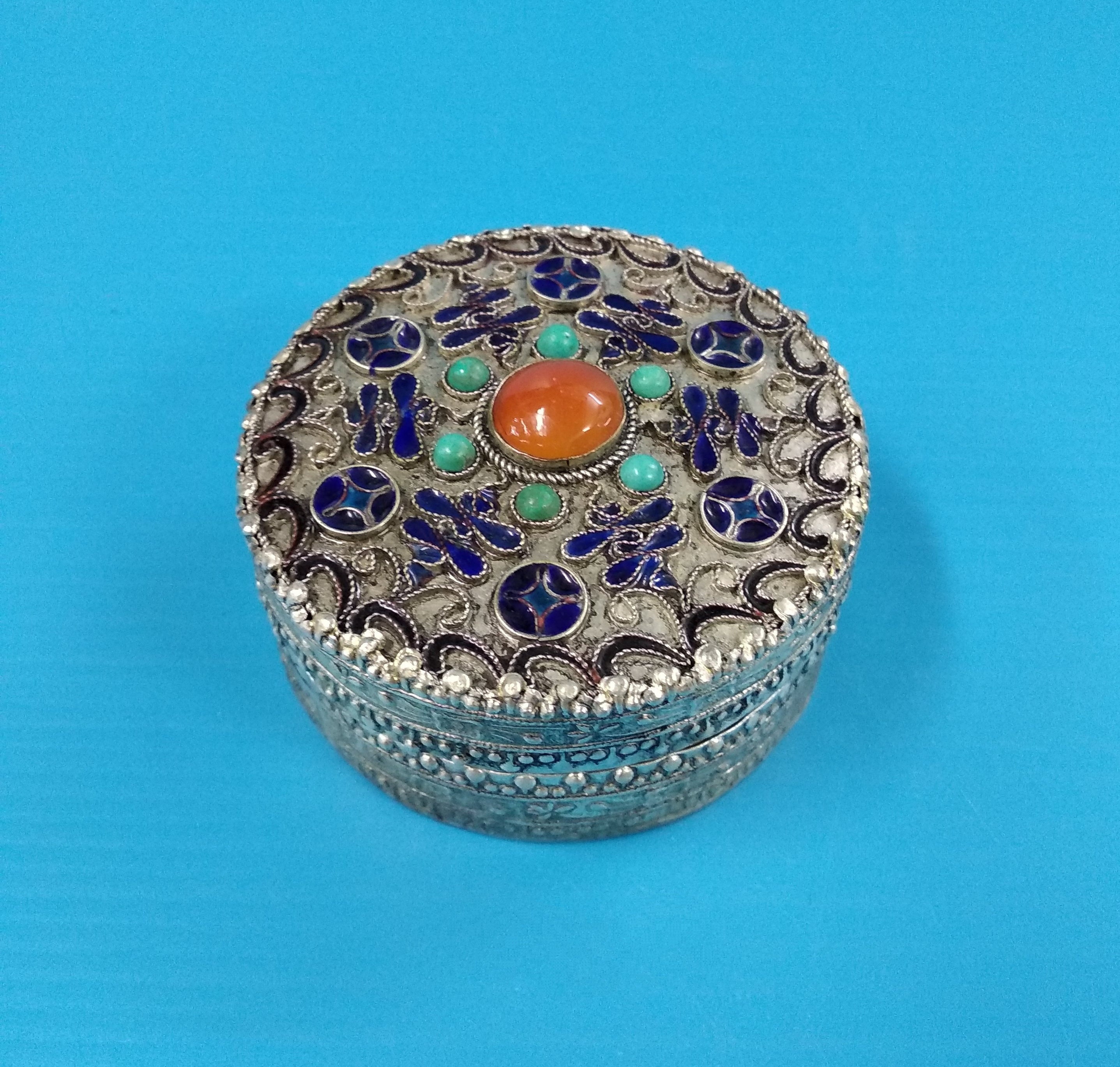 Art Deco Embossed Celluloid Engagement Ring Box - 1930's