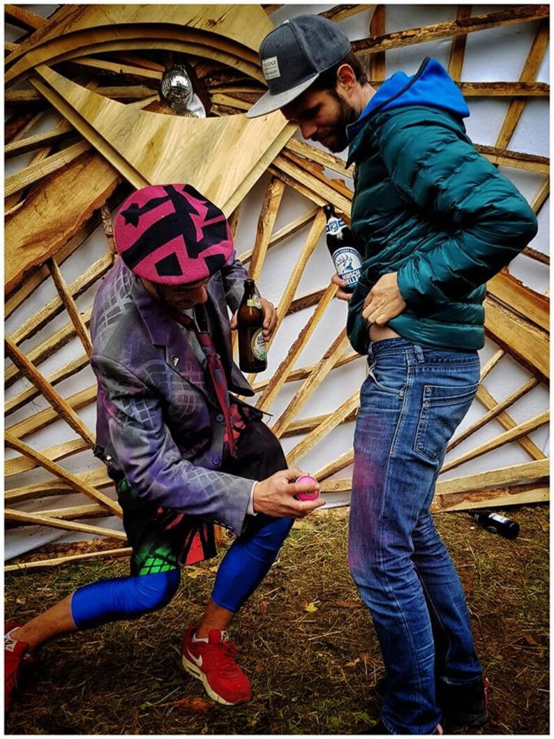 blue craftsman/'s jumpsuit in size ML who are da heroes and who are da terrorists from the collection fashion punks fuck off!
