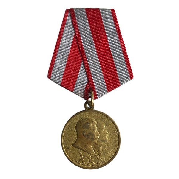 UdSSR Russische Sowjetunion Echte 30 Jahre Medaille Rote Armee Und Flotte