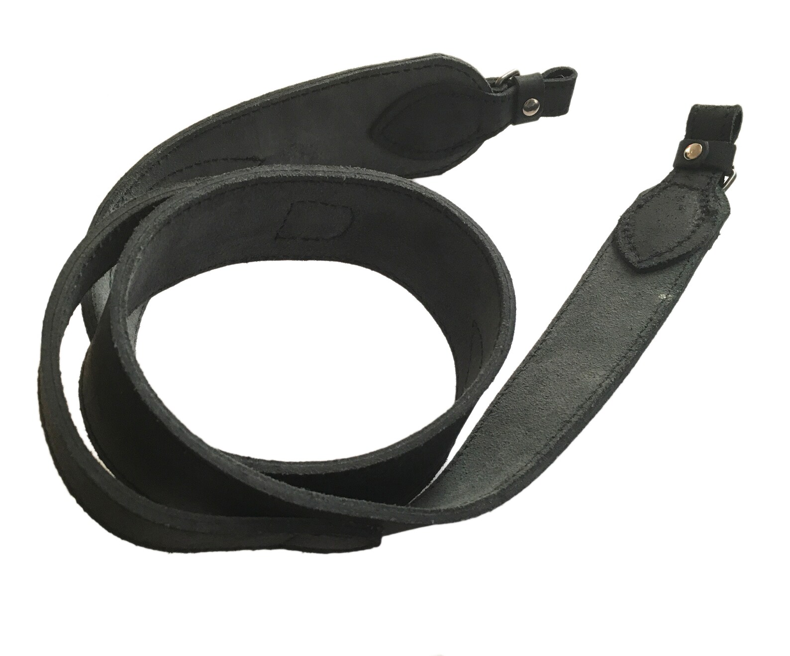 Vintage Design Black Leather Rifle Sling Shotgun Air Gun Strap Etsy