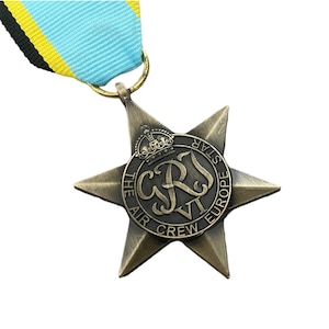 Britische WW2 Air Crew Europe Star Repro Medaille Militärauszeichnung