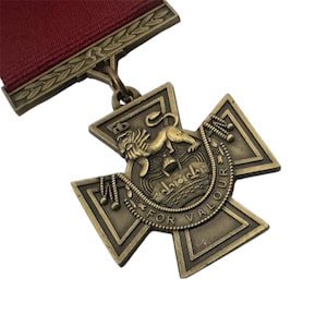 Britische Medaille Repro Victoria Cross Red Ribbon Militärauszeichnung