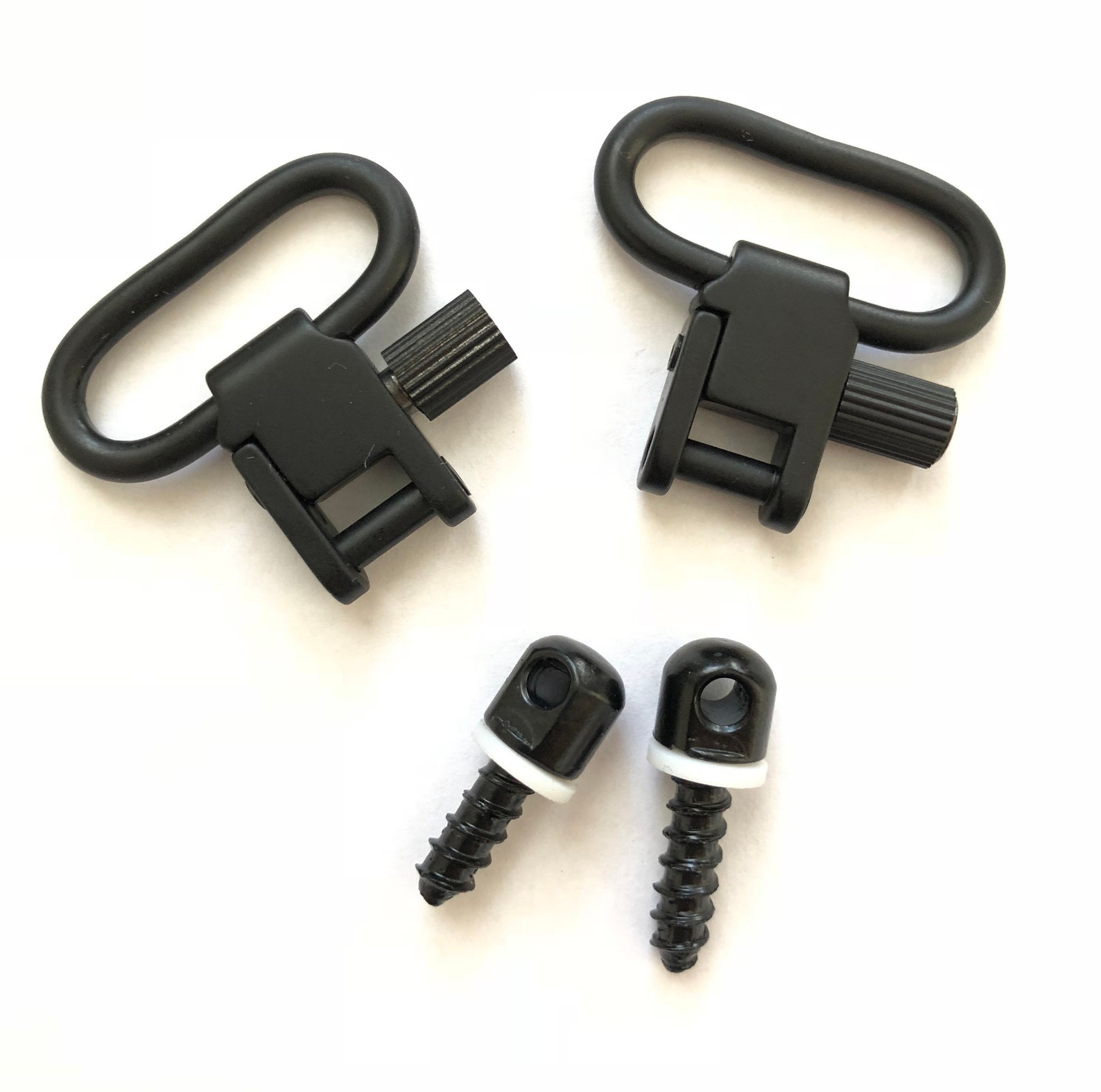 1 Quick Release Rifle Sling Swivels & Wood Screw Studs Etsy