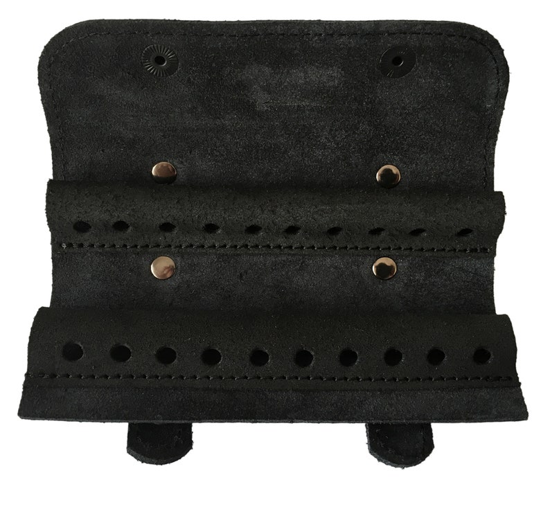 Black Brown Leather Belt Rifle Bullet Holder Ammo Pouch for 20 Etsy