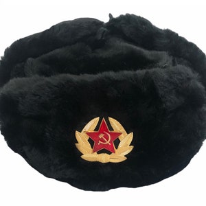 ソ連軍 ロシア軍　将校用　ウシャンカ 新品、未使用 Amazon.co.jp: 旧ソ連軍ウシャンカ 防寒帽 ロシア軍毛皮帽