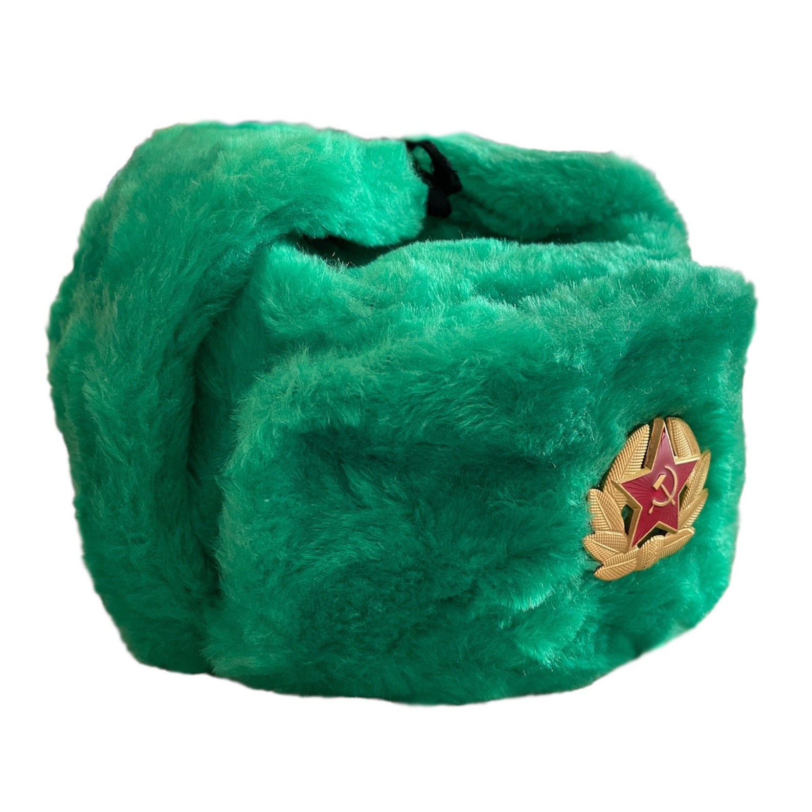 Russian Military Style Green Ushanka Hat Soviet Soldier Red Etsy