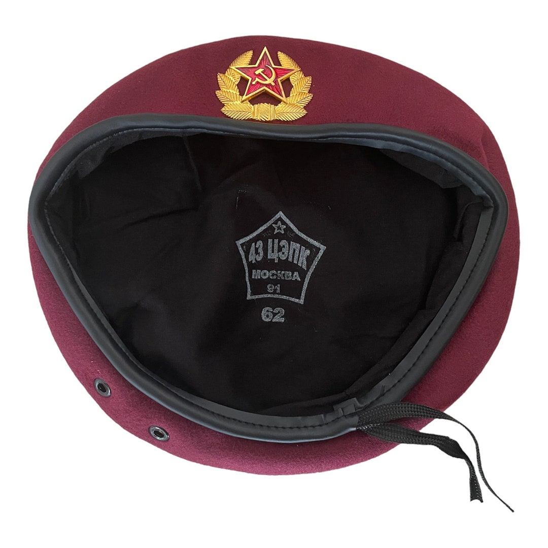Maroon Beret Cap Army Commando Cap Maroon Beret Para Commando Cap