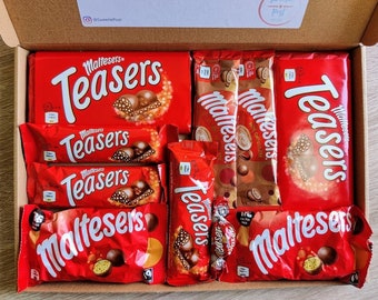 Malteser Hamper Custom Malteaser Gift Box Letterbox Present Malteser Chocolate Present Letterbox Hamper Birthday gift