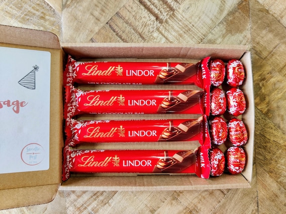 Lindt Lindor Chocolate Mini Treat Gift Box Handmade Lindt