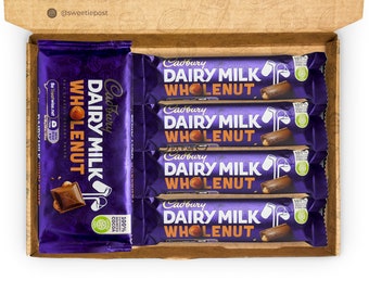 Wholenut Hamper Cadbury Dairy Milk Gift Box Custom Dairy Milk Present Letterbox Gift Mum Dad Present Birthday