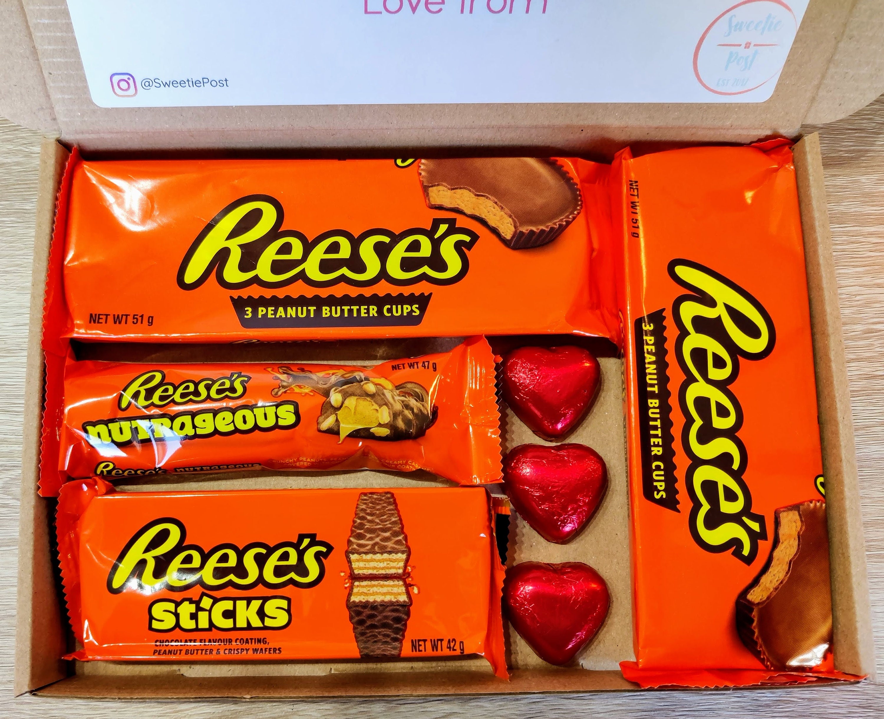 Reeses Chocolate Gift Box Handmade Reese's Chocolate & Etsy