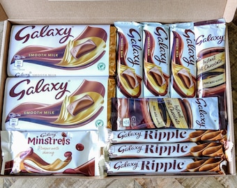 Handmade Galaxy Chocolate Gift Box with Free Personalisation