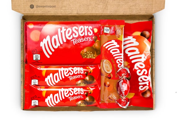 Malteser Gift Box Handmade Malteser Letterbox Hamper Malteaser Chocolate  Present Free Personalisation Teaser Bars Malteser Present -  Israel