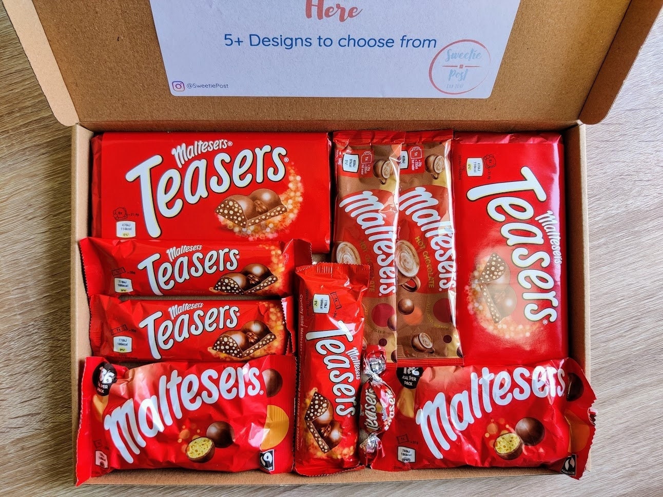 thumbnail image 2 of Maltesers Box 100g – Pack Of 4 (100g X 4 Boxes), Chocolate Sweets, New 2 of 5
