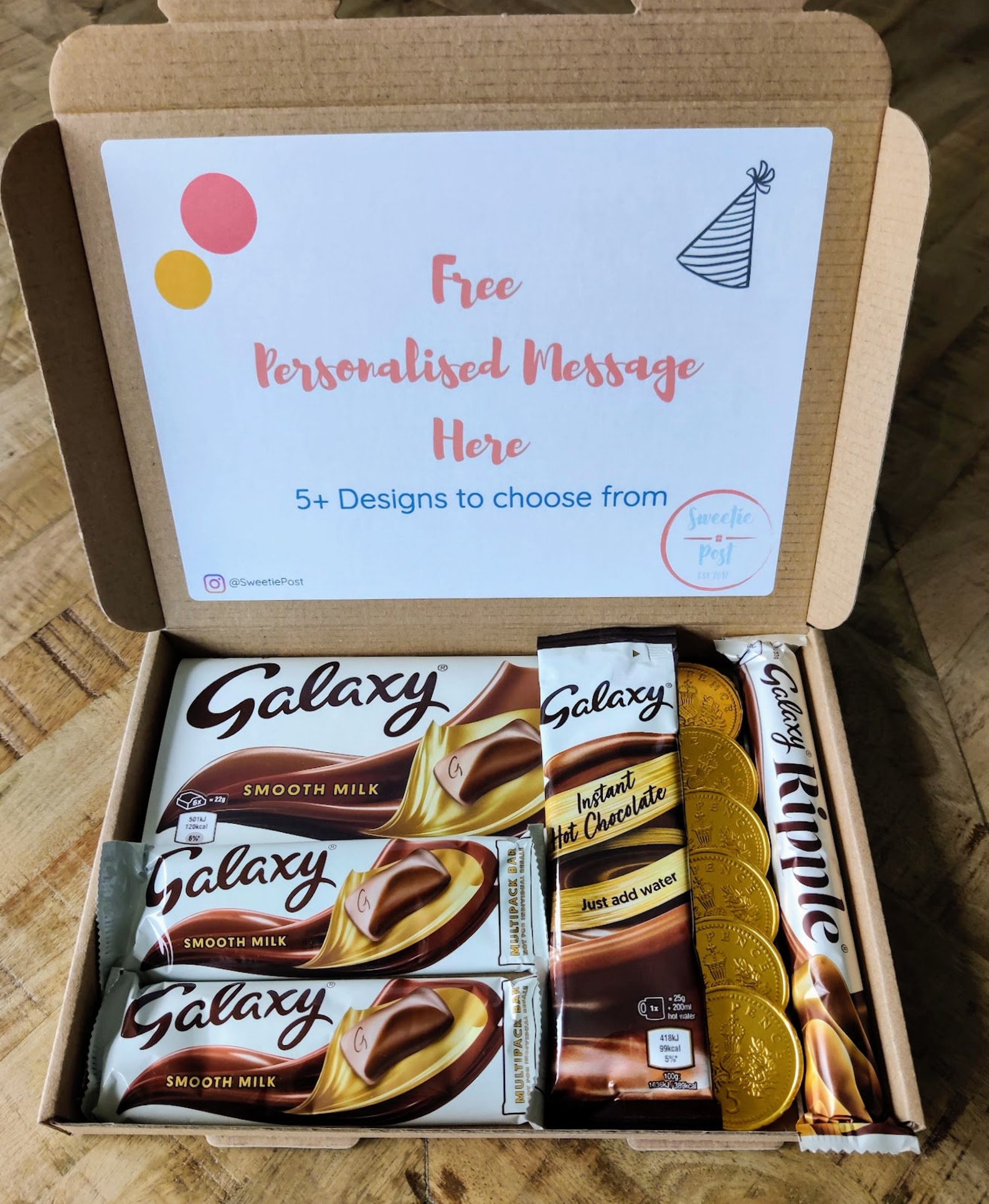 Galaxy Chocolate Gift Box Handmade Galaxy Hamper Galaxy Etsy UK