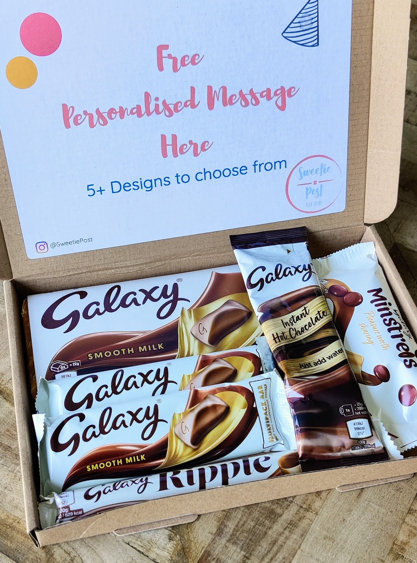 Galaxy Chocolate Gift Box Handmade Galaxy Hamper Galaxy Etsy UK