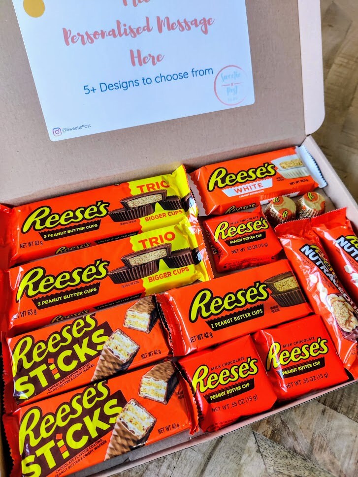 Reeses XL Gift Box Handmade Reese s Hamper Reeces Chocolate Present 